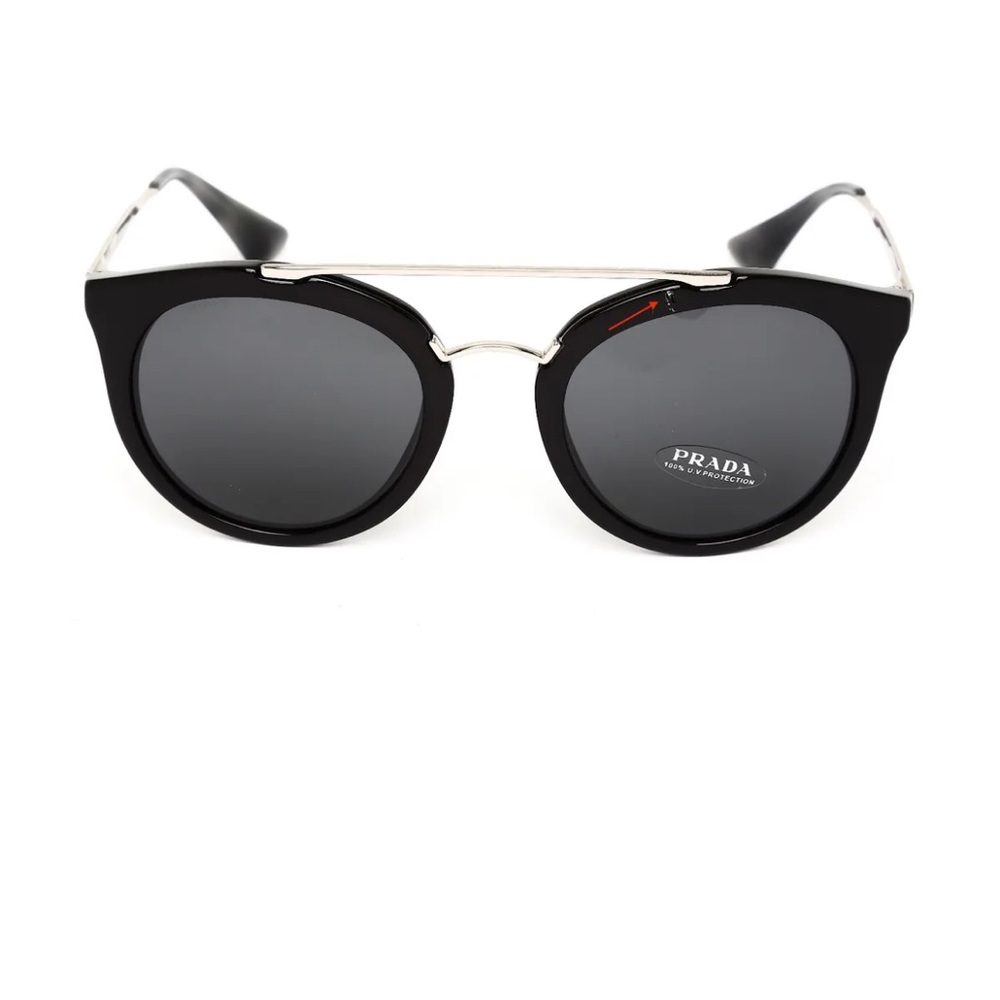 Used Prada Women's UV Protection Black Sunglasses. With original box and papers.